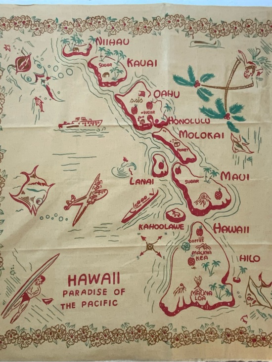 Other - 1940-50’s ‘Hawaii Paradise of the Pacific”Mint NOS
Tablecloth Rare